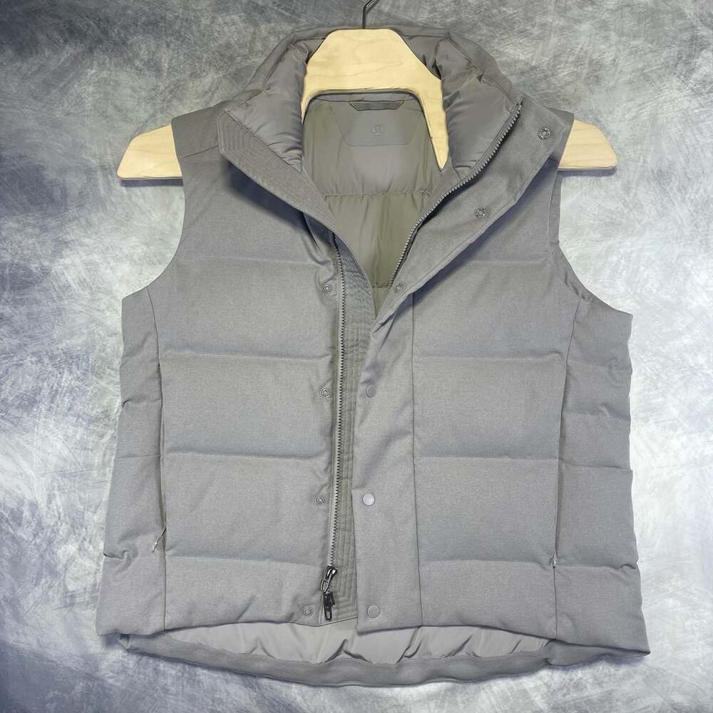 Lululemon Wunder Puff Vest Size S Grey Down Fill